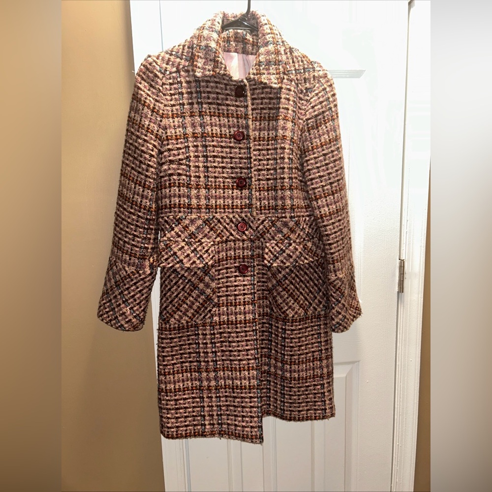 New York & Company Pea Coat size 12 Women’s Multicolor